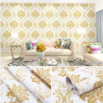 Detail Wallpaper Dinding Gold Nomer 25