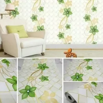 Detail Wallpaper Dinding Hijau Putih Nomer 36