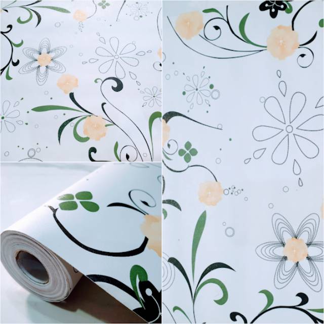 Detail Wallpaper Dinding Hijau Putih Nomer 38