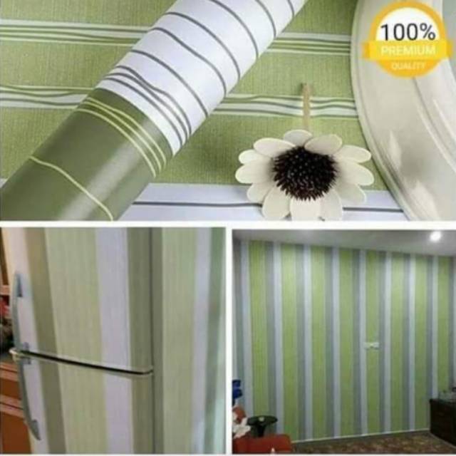 Detail Wallpaper Dinding Hijau Putih Nomer 39