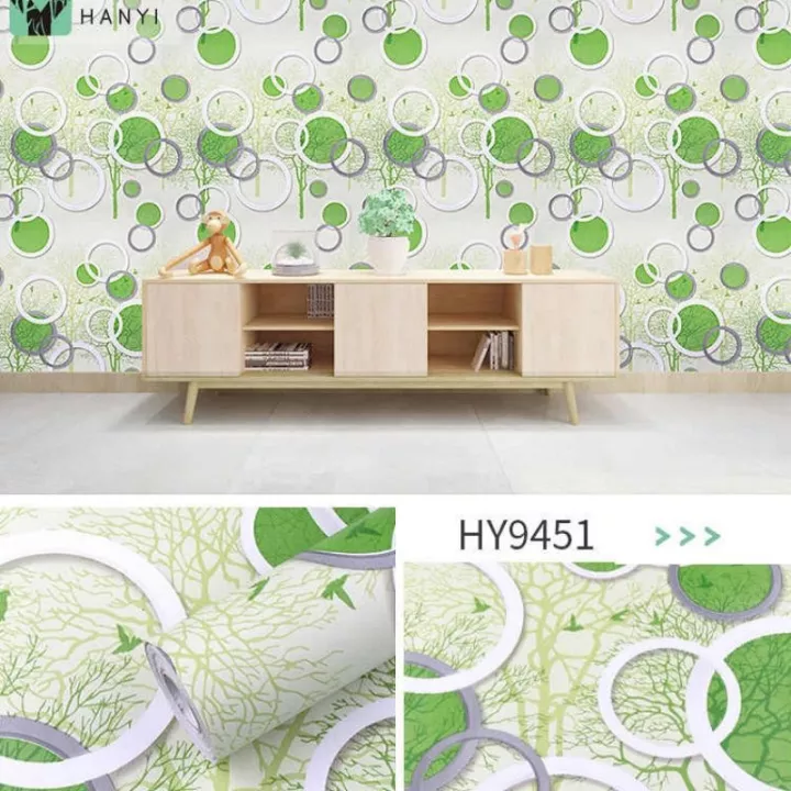 Detail Wallpaper Dinding Hijau Putih Nomer 7