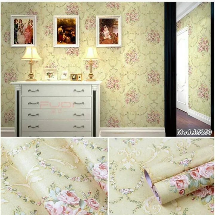 Detail Wallpaper Dinding Kamar Bunga Nomer 42