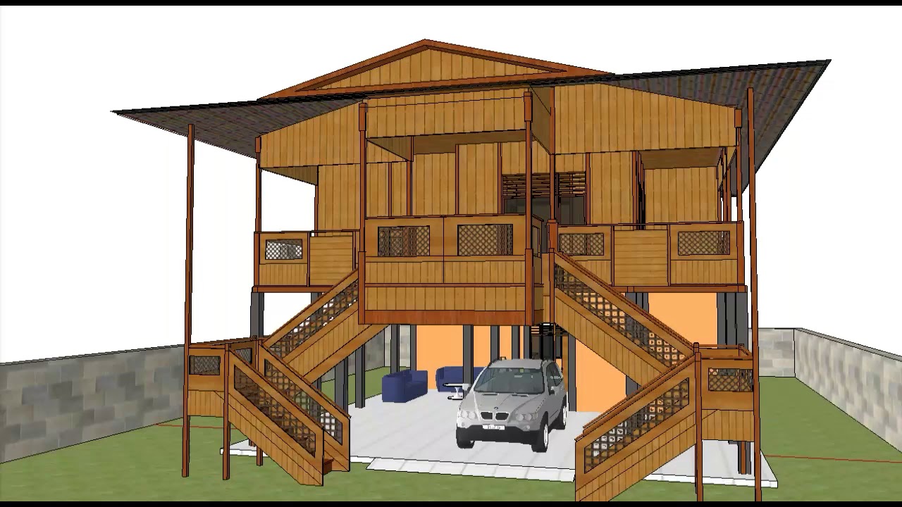 Detail Rumah Panggung Manado Nomer 10