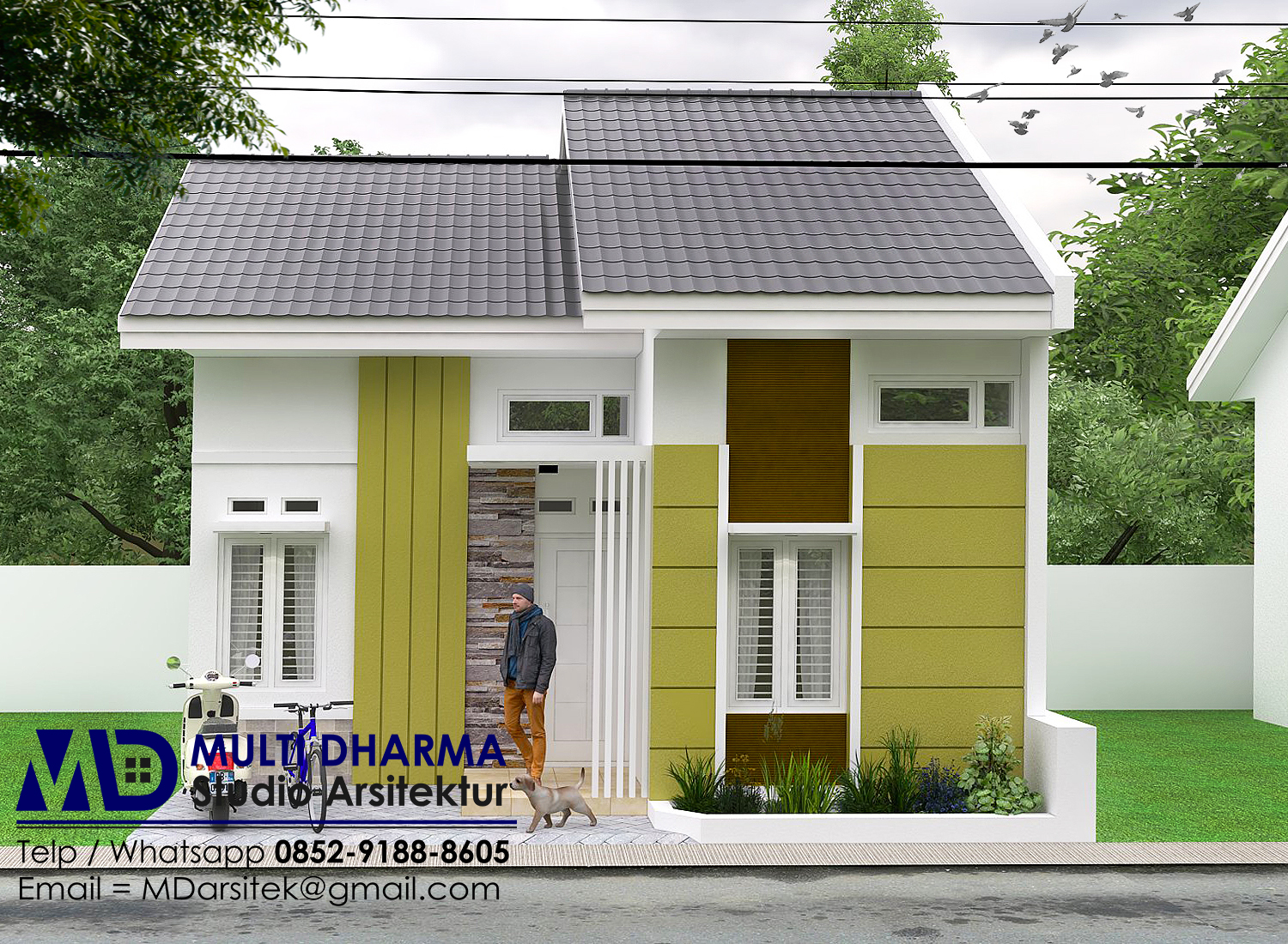 Detail Rumah Perumnas Tipe 36 Nomer 55