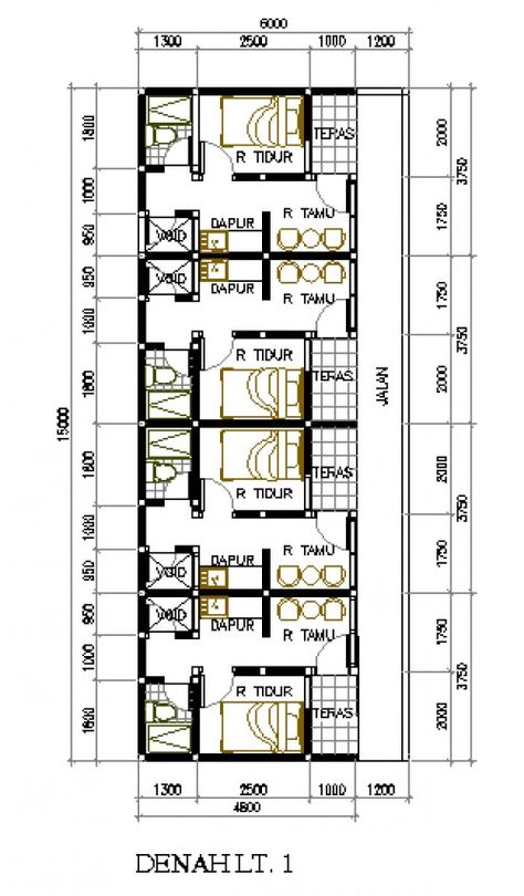 Detail Rumah Petak Kontrakan Nomer 34