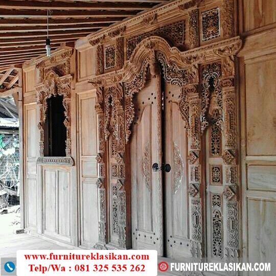 Detail Rumah Pintu Gebyok Batu Alam Nomer 17