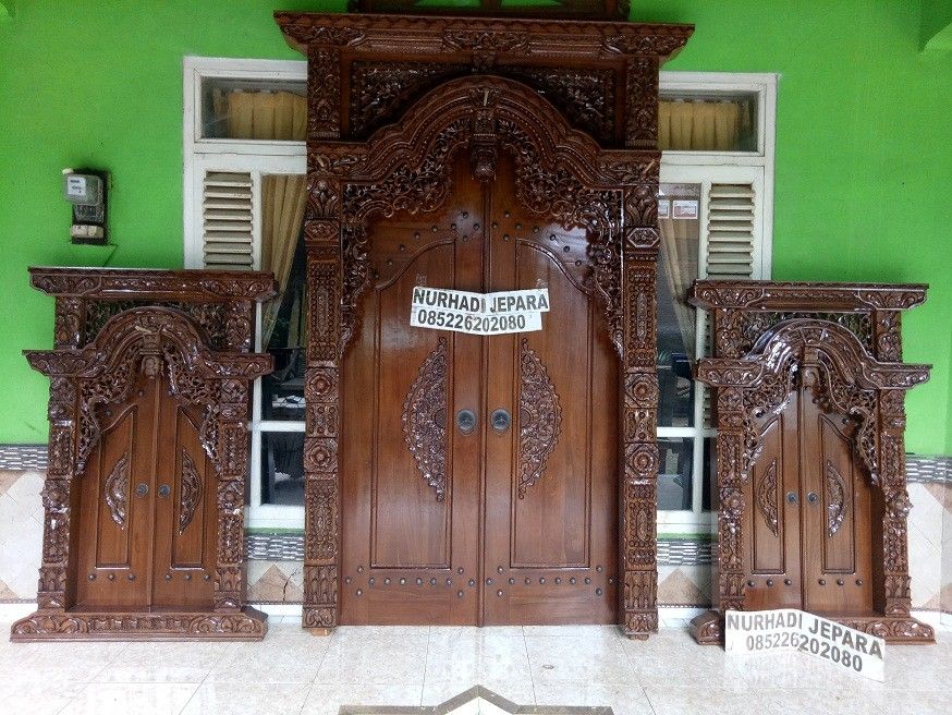 Detail Rumah Pintu Gebyok Batu Alam Nomer 22