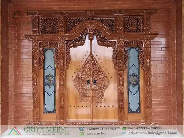 Detail Rumah Pintu Gebyok Batu Alam Nomer 35