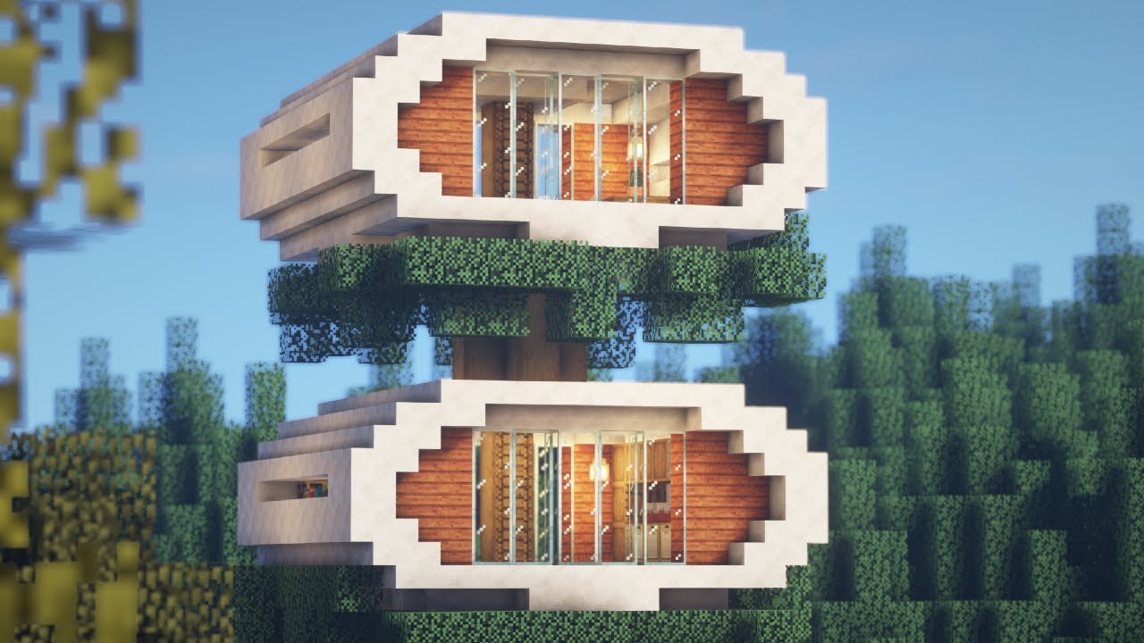 Detail Rumah Pohon Di Minecraft Nomer 3
