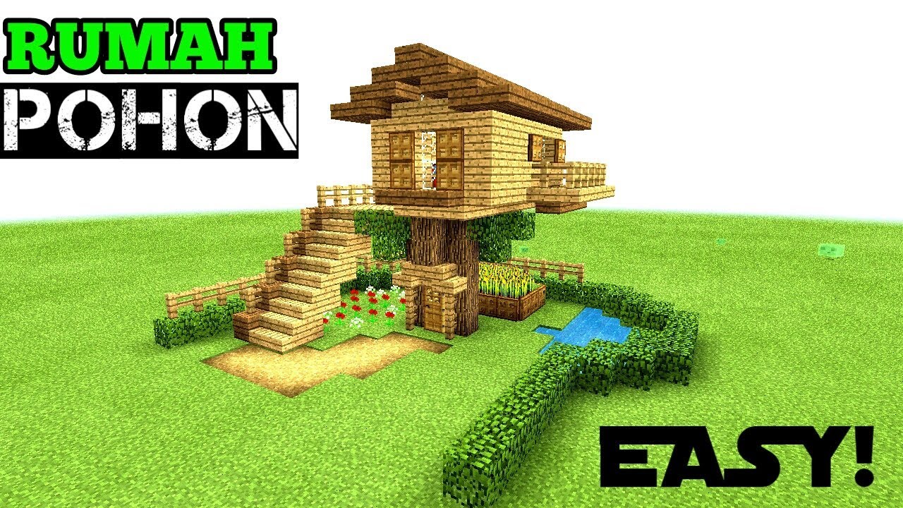 Detail Rumah Pohon Minecraft Nomer 15