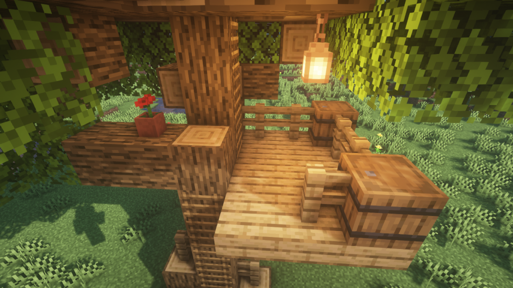 Detail Rumah Pohon Minecraft Nomer 24