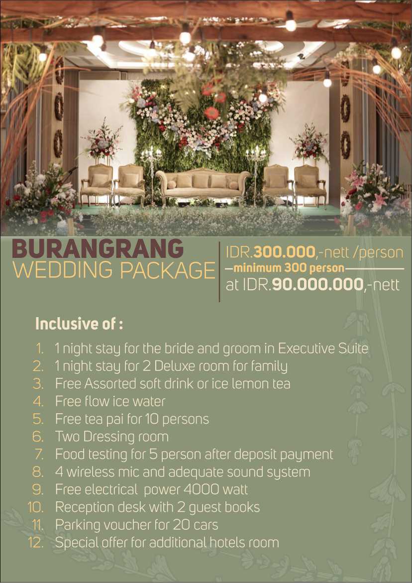 Detail Rumah Putih Cempaka Putih Wedding Package Nomer 49