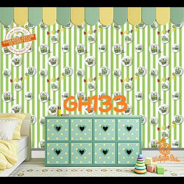 Detail Wallpaper Dinding Kamar Keroppi Nomer 53