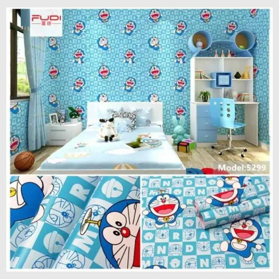 Wallpaper Dinding Kamar Tidur Doraemon - KibrisPDR