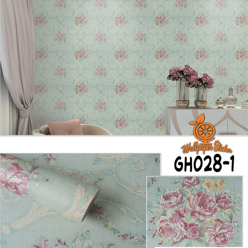 Detail Wallpaper Dinding Kamar Tidur Motif Bunga Nomer 14