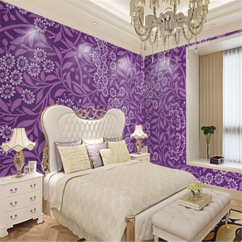 Detail Wallpaper Dinding Kamar Tidur Motif Bunga Nomer 33