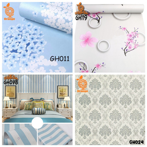 Detail Wallpaper Dinding Kamar Tidur Motif Bunga Nomer 56