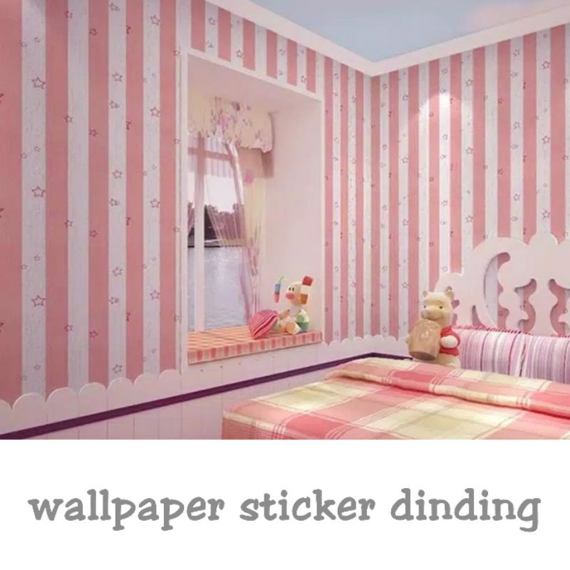 Detail Wallpaper Dinding Kamar Tidur Warna Pink Nomer 2