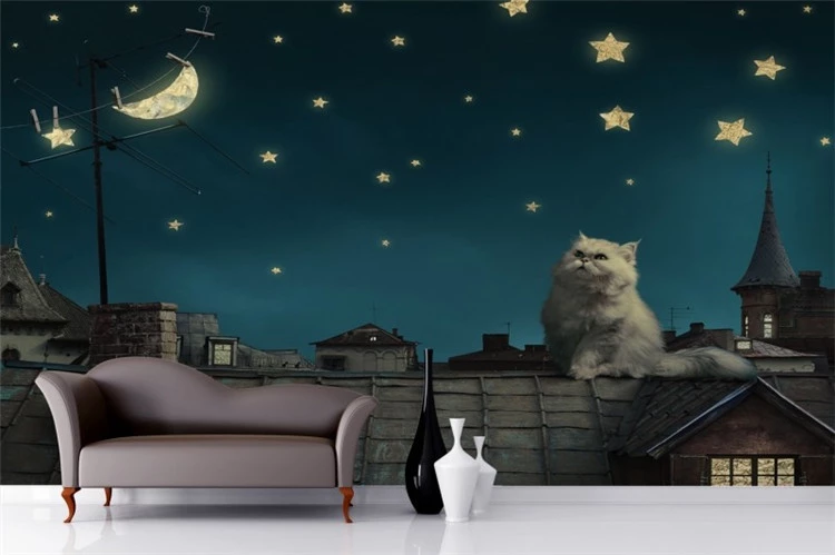Detail Wallpaper Dinding Kucing Nomer 12
