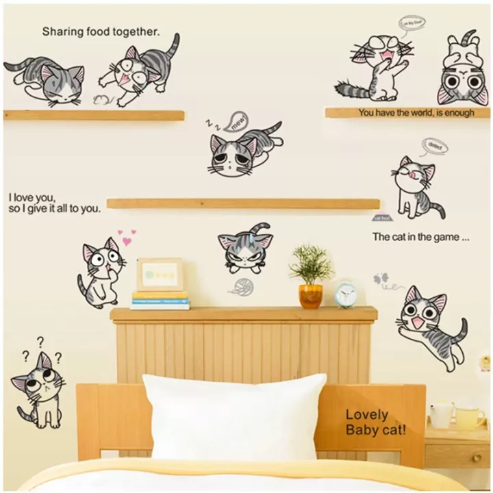 Detail Wallpaper Dinding Kucing Nomer 8