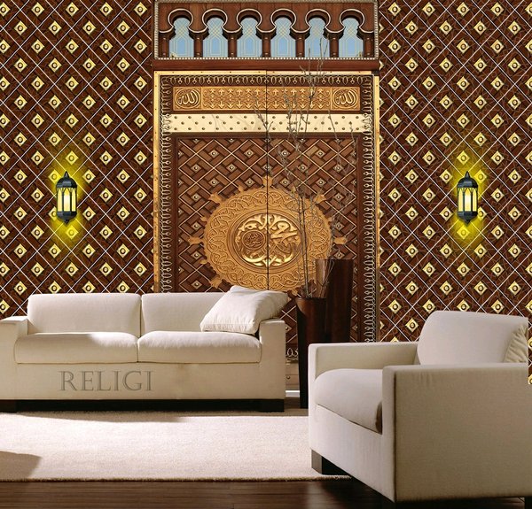 Detail Wallpaper Dinding Masjid Nomer 14