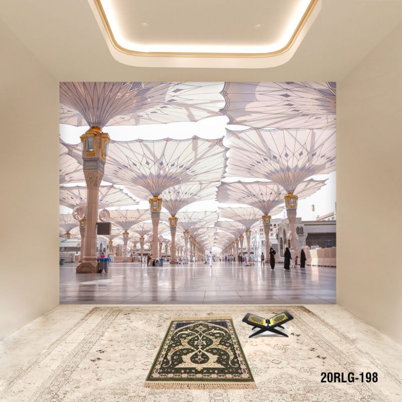 Detail Wallpaper Dinding Masjid Nabawi Nomer 17