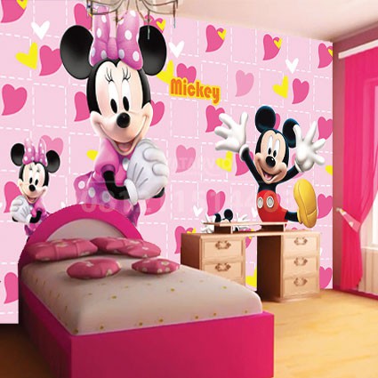 Wallpaper Dinding Mickey Mouse - KibrisPDR