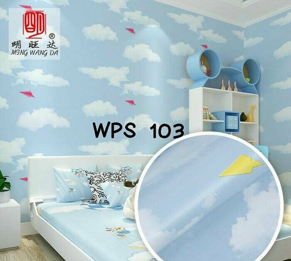 Detail Wallpaper Dinding Motif Awan Nomer 14