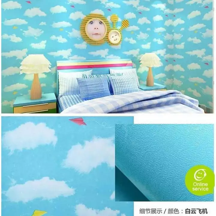 Detail Wallpaper Dinding Motif Awan Nomer 45