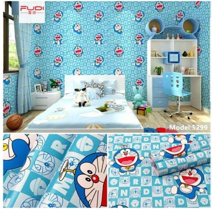 Wallpaper Dinding Motif Doraemon - KibrisPDR