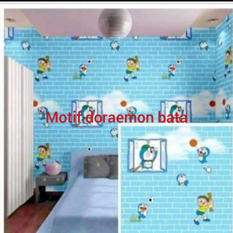 Detail Wallpaper Dinding Motif Doraemon Nomer 16