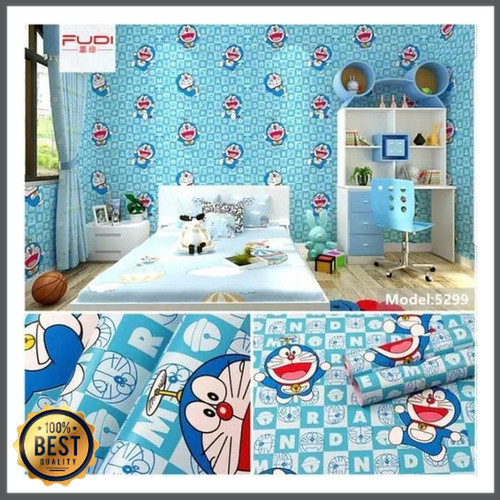 Detail Wallpaper Dinding Motif Doraemon Nomer 41