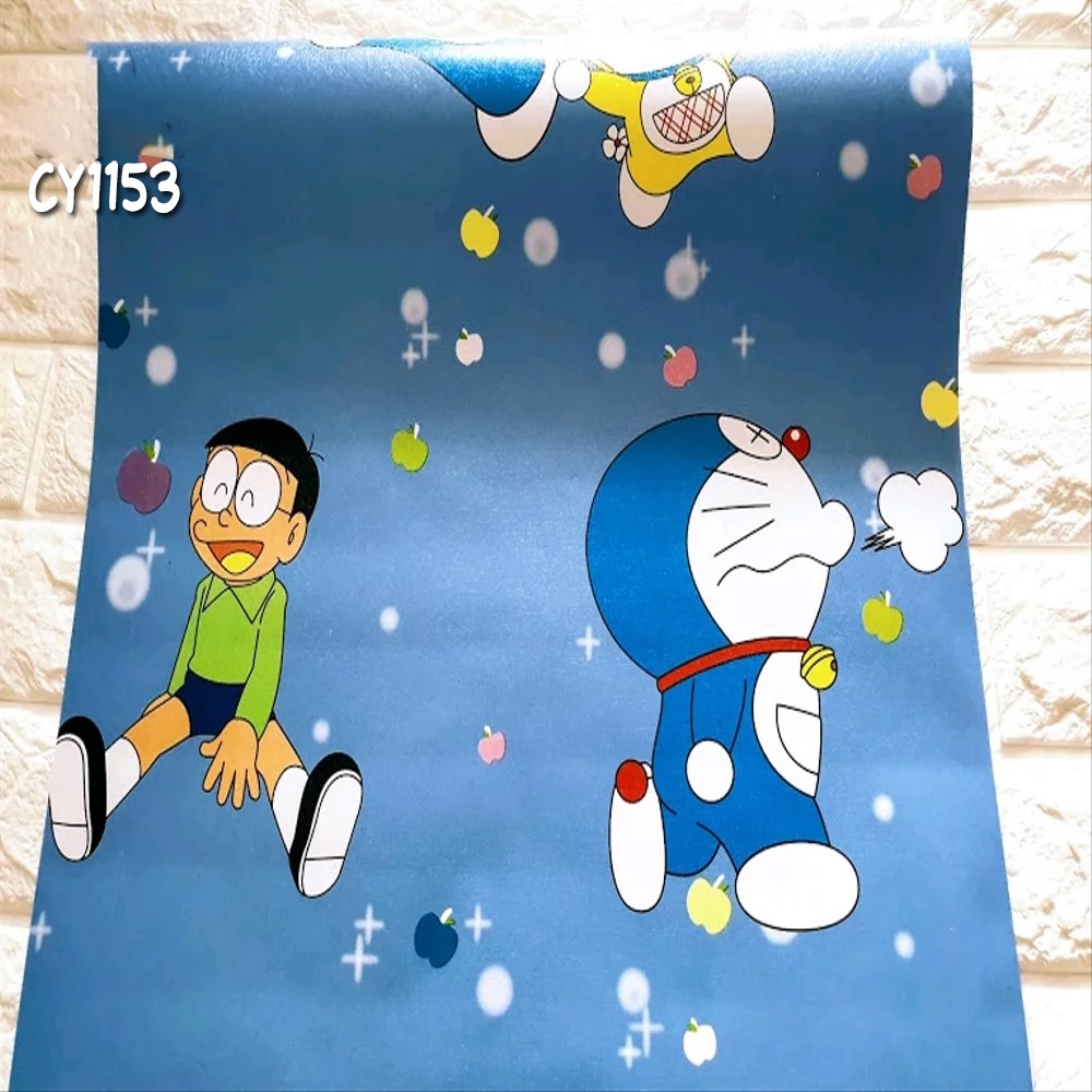 Detail Wallpaper Dinding Motif Doraemon Nomer 51