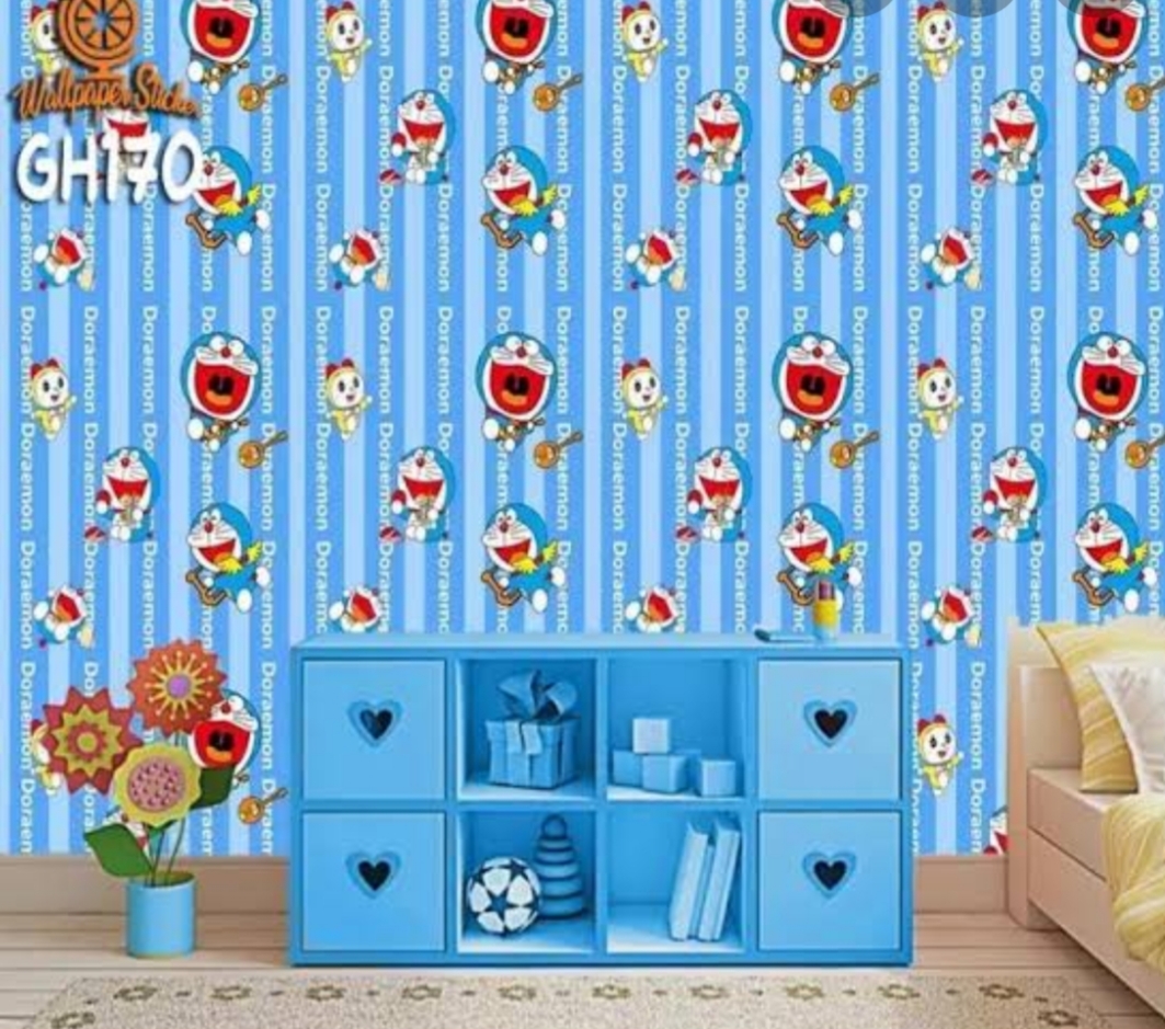 Detail Wallpaper Dinding Motif Doraemon Nomer 8