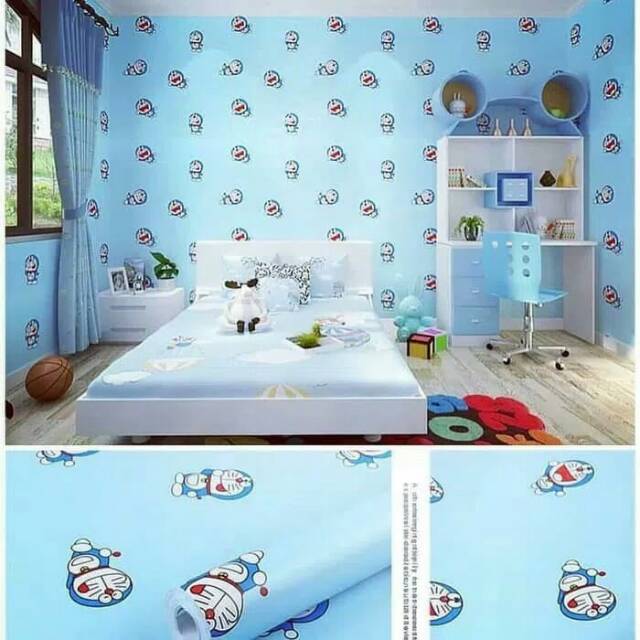 Detail Wallpaper Dinding Motif Doraemon Nomer 9