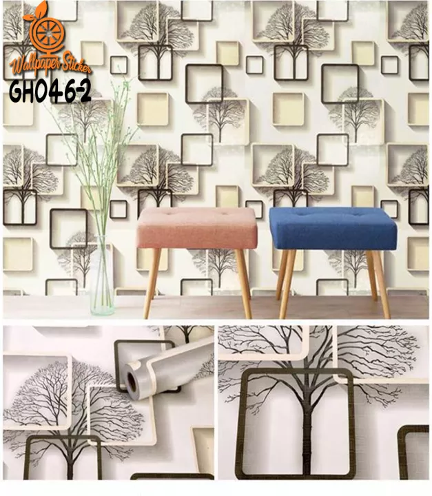 Detail Wallpaper Dinding Motif Pohon Nomer 57