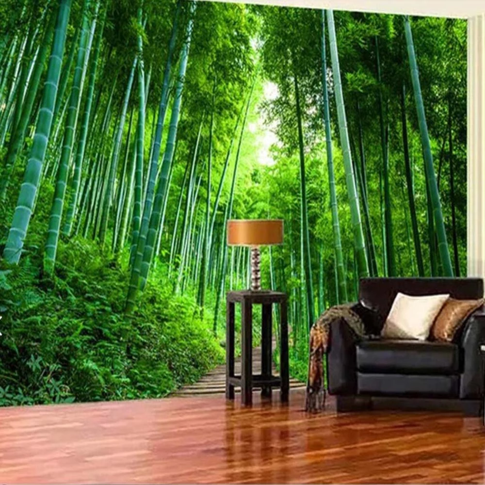 Detail Wallpaper Dinding Motif Pohon Bambu Nomer 29