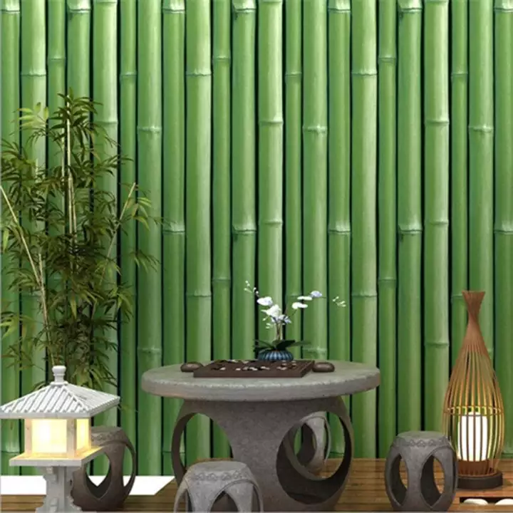 Detail Wallpaper Dinding Motif Pohon Bambu Nomer 4