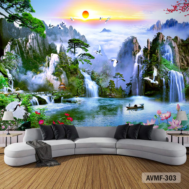 Detail Wallpaper Dinding Pemandangan Alam 3d Koleksi Nomer 34