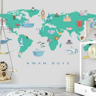 Detail Wallpaper Dinding Peta Dunia Nomer 41
