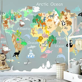 Detail Wallpaper Dinding Peta Dunia Nomer 46