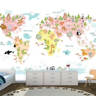 Detail Wallpaper Dinding Peta Dunia Nomer 47