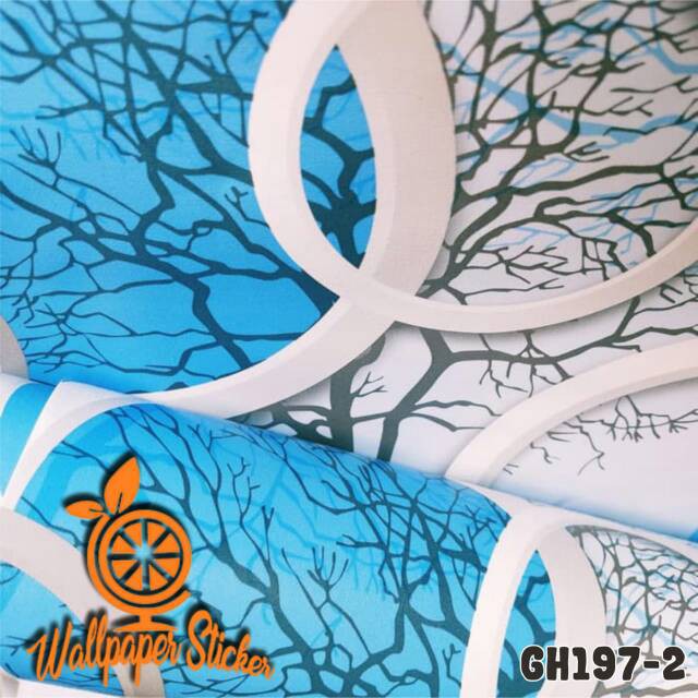 Detail Wallpaper Dinding Polkadot Biru Nomer 40