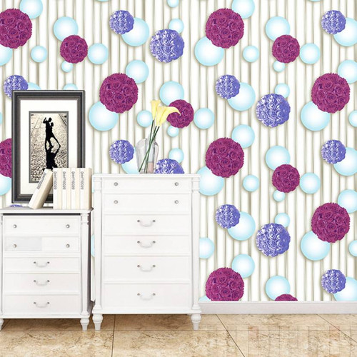 Detail Wallpaper Dinding Polkadot Biru Nomer 50