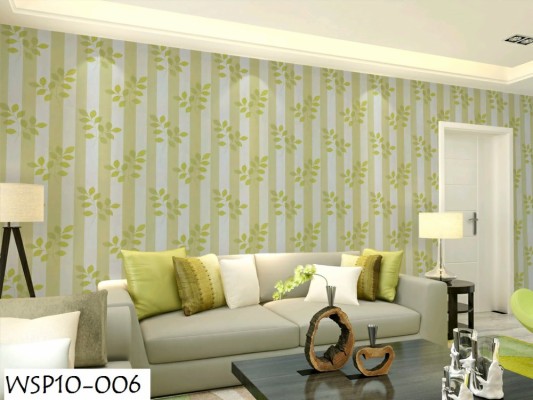 Detail Wallpaper Dinding Ruang Tamu Warna Hijau Nomer 43