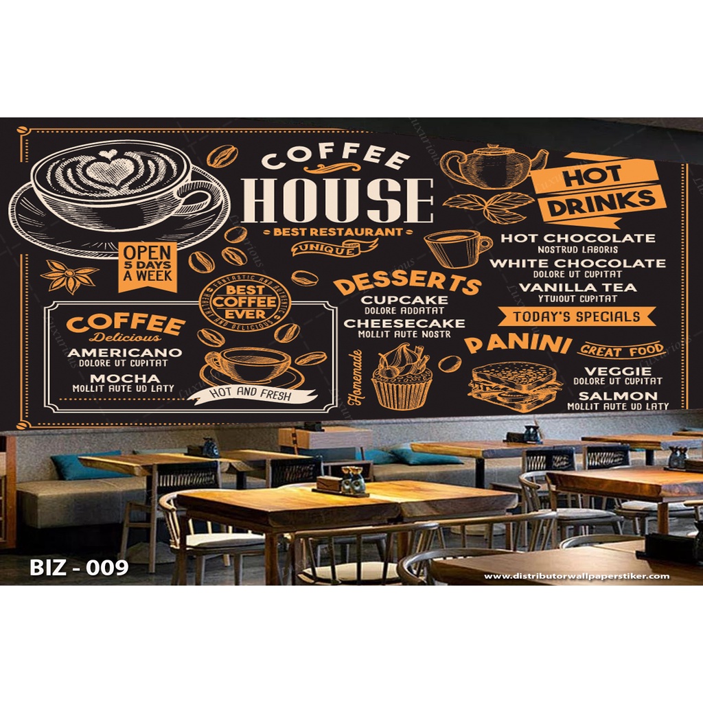Detail Wallpaper Dinding Untuk Cafe Nomer 41