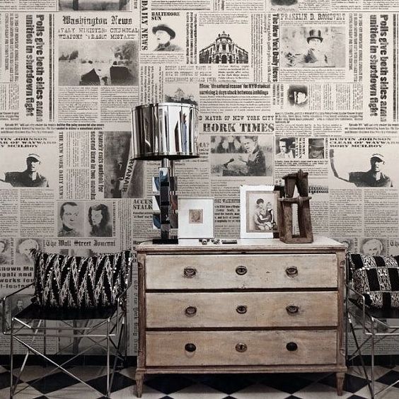 Detail Wallpaper Dinding Vintage Nomer 16