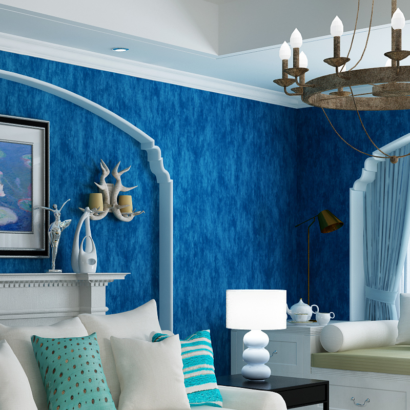 Detail Wallpaper Dinding Warna Biru Tua Nomer 11