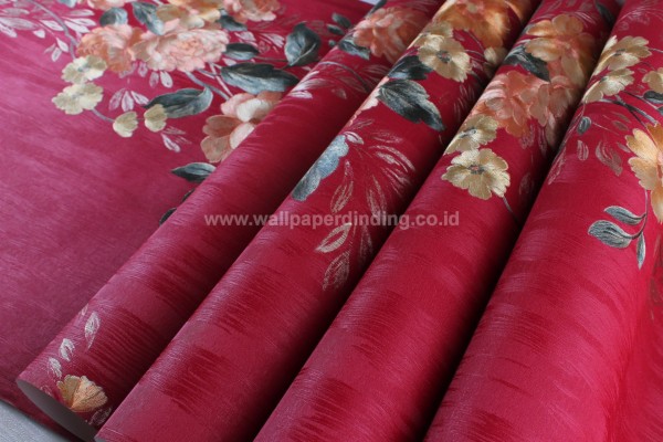 Detail Wallpaper Dinding Warna Merah Nomer 12