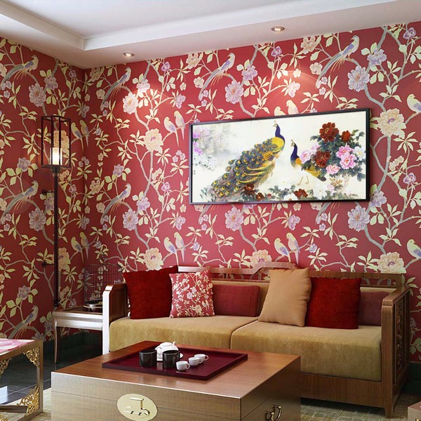 Detail Wallpaper Dinding Warna Merah Nomer 38